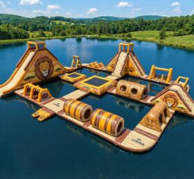 S798 Lion Theme Inflatable Water Park