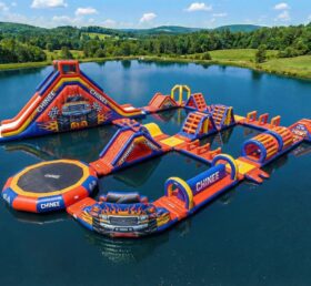 S805 Monster Trucks Theme Inflatable Water Park