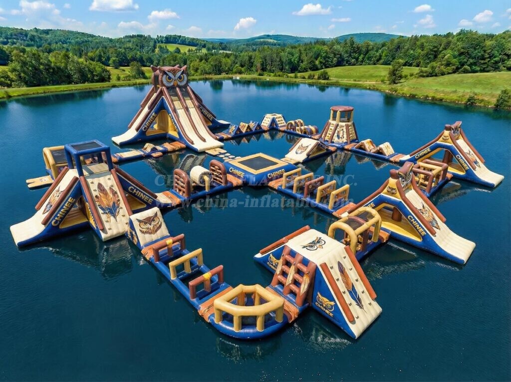 S808 Owl Theme Inflatable Water Park