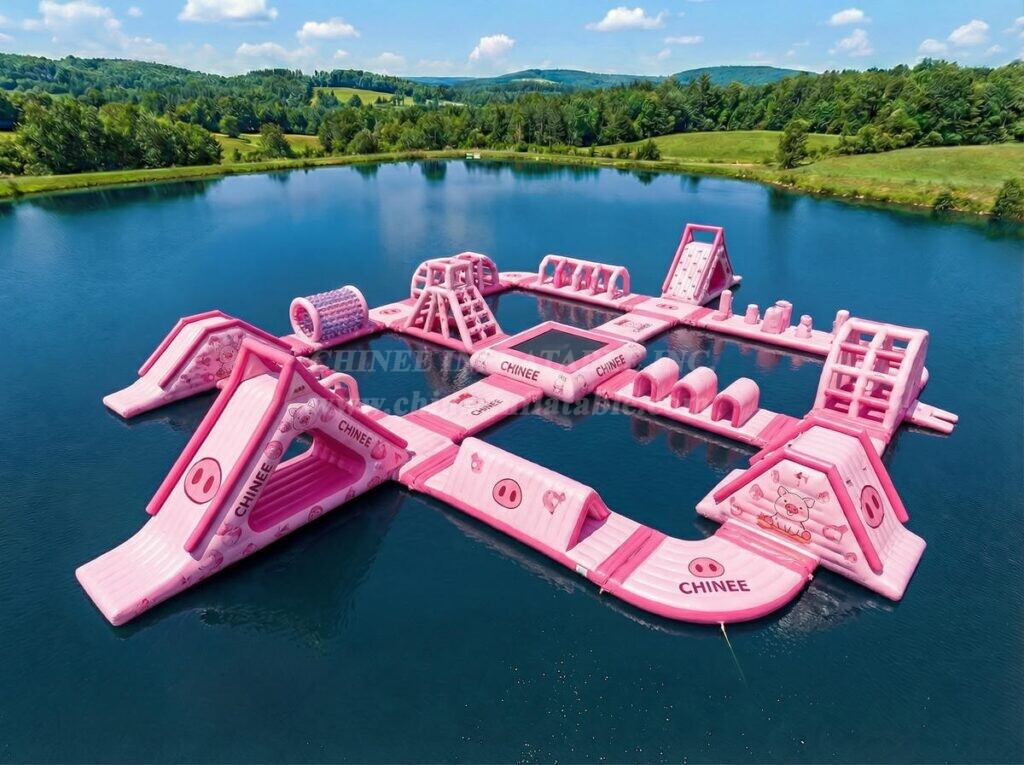 S813 Pig Theme Inflatable Water Park