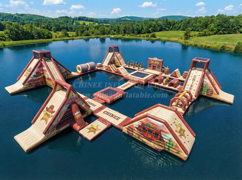 S835 Wild West Theme Inflatable Water Park