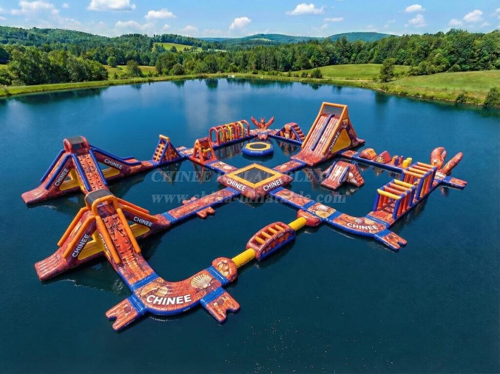 S860 Lobster Theme Inflatable Water Park