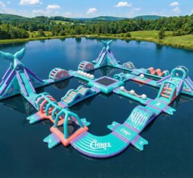 S861 Mermaid Theme Inflatable Water Park