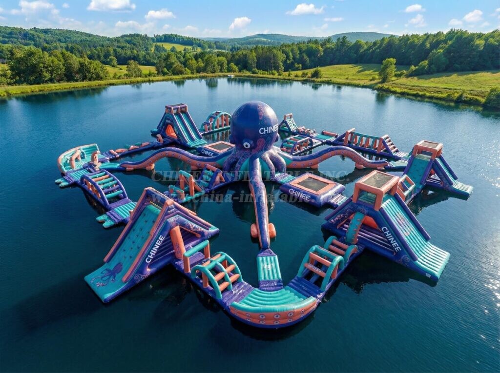 S864 Octopus Theme Inflatable Water Park