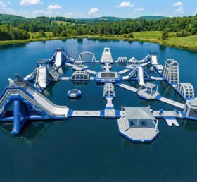 S870 Shark Theme Inflatable Water Park