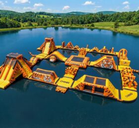 S874 Tiger Theme Inflatable Water Park