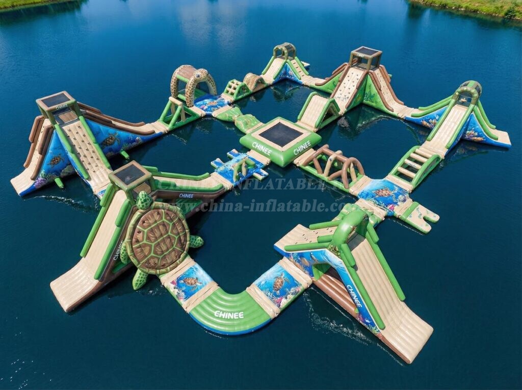 S876 Turtle Theme Inflatable Water Park