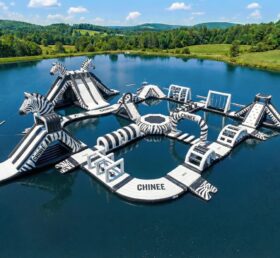 S880 Zebra Theme Inflatable Water Park