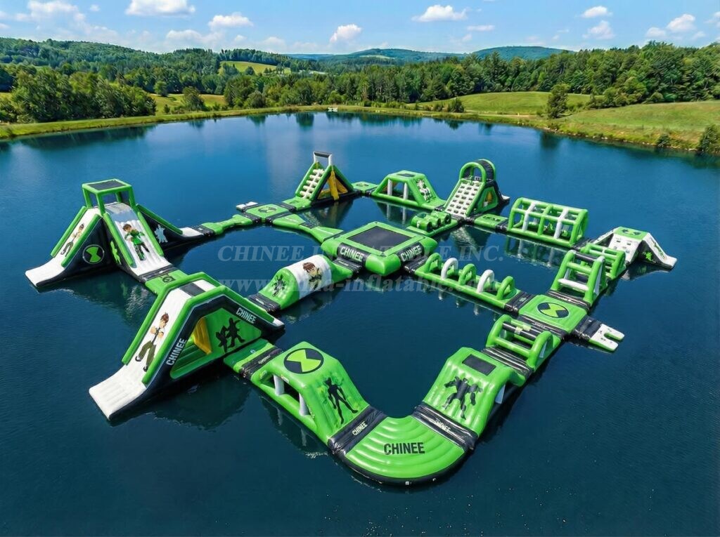 S886 Ben 10 Theme Inflatable Water Park