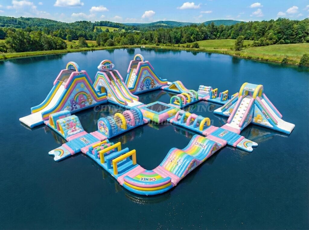 S891 Care Bears Theme Inflatable Water Park