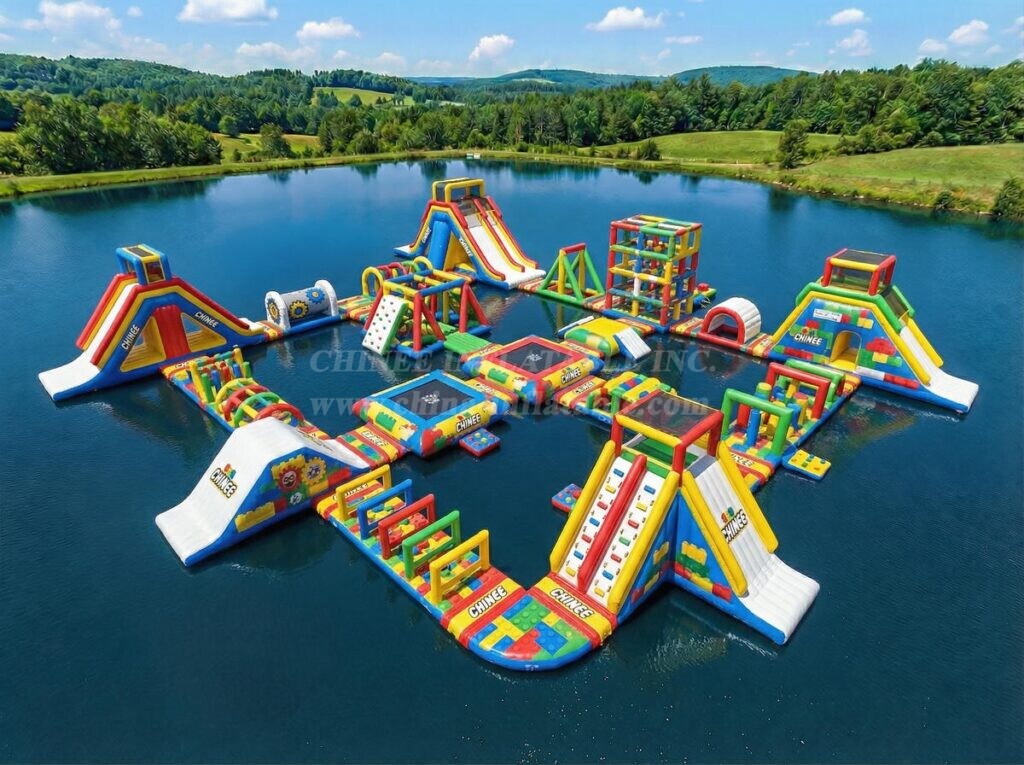 S903 Lego Theme Inflatable Water Park