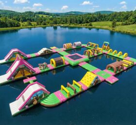 S906 Masha and the Bear Theme Inflatable Water Park