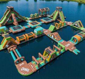 S926 Scooby-Doo Theme Inflatable Water Park