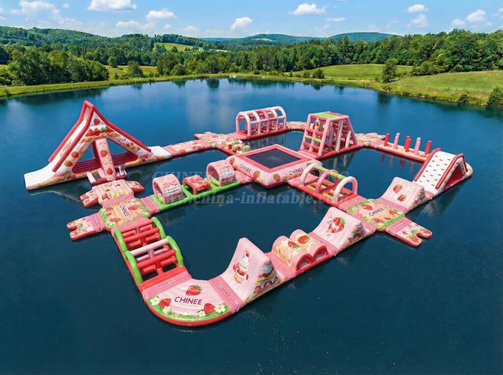 S933 Strawberry Shortcake Theme Inflatable Water Park