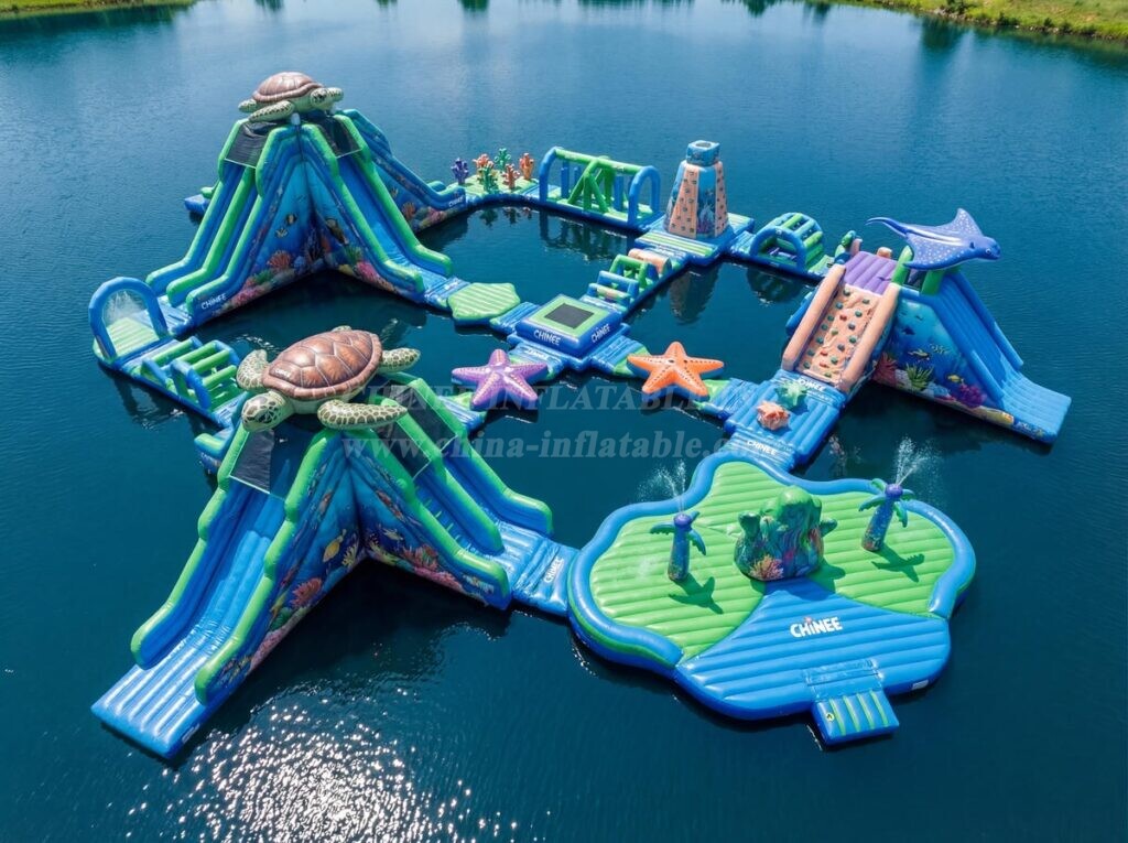 S948 Underwater World Themed Inflatable Water Park